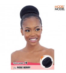 Model Model EQUAL Synthetic Bun - ROSE BERRY