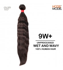 Model Model Unprocessed 100% Human Hair 9A+ DEEP INDIAN WET AND WAVY 10