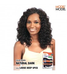 Model Model CLEAN Human Hair LOOSE DEEP 5PCS