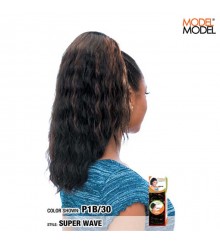 Model Model Glance Drawstring Ponytail -  SUPER WAVE