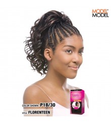 Model Model Glance Drawstring Ponytail -  FLORENTEEN