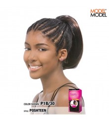 Model Model Glance Drawstring Ponytail -  POSHTEEN