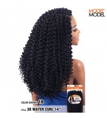 Model Model Glance Crochet Braid - 3X WATER CURL 14