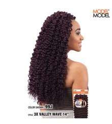 Model Model Glance Crochet Braid - 3X VALLEY WAVE 14