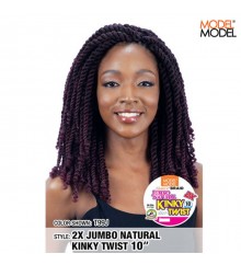 Model Model GLANCE 2X JUMBO NATURAL KINKY TWIST 10