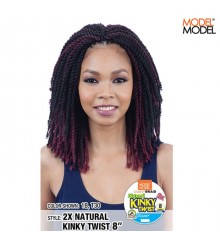 Model Model GLANCE 2X NATURAL KINKY TWIST 8