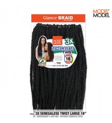 Model Model Glance 3X SENEGALESE TWIST LARGE 16