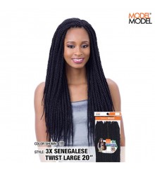 Model Model Glance 3X SENEGALESE TWIST LARGE 20