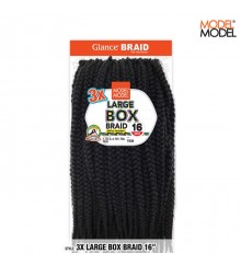 Model Model Glance 3X LARGE BOX BRAID 16