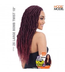 Model Model GLANCE 2X LARGE BOMB TWIST 18 BRAID