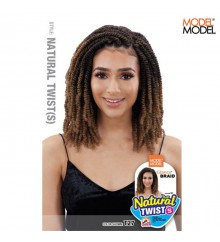 Model Model Synthetic Glance Crochet Braid - NATURAL TWIST (S)