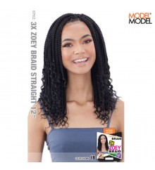 Model Model GLANCE 3X ZOEY BRAID STRAIGHT 12 BRAID