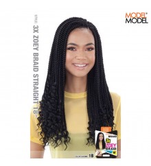 Model Model GLANCE 3X ZOEY BRAID STRAIGHT 18 BRAID