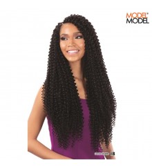 Model Model Synthetic Glance Crochet Braid - NEW WATER WAVE LONG