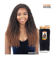 Model Model Glance Synthetic Braid - 3X PRE-STRETCHED BOHEMIAN CURL 18