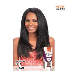 Model Model Synthetic Hair 5X4 U-Curve Lace Front Wig - SAGE