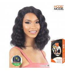 Model Model Synthetic HD Lace Front & Part Wig - Defined Crimp Curl 5