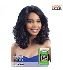 Model Model Deep Invisible L-Part Wig - JACOBA