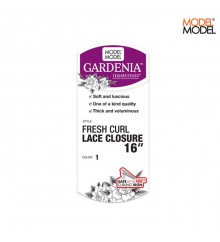 Model Model GARDENIA FRESH CURL LACE CLOSURE 16