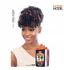 Model Model Fro Puff High Puff Drawstring Ponytail