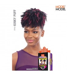 Model Model Kinky Puff High Puff Drawstring Ponytail