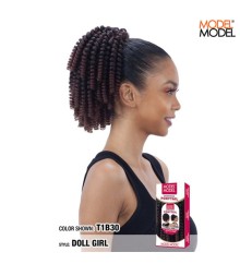 Model Model Synthetic Drawstring Ponytail - DOLL GIRL