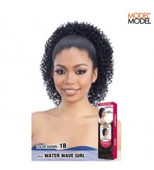 Model Model Synthetic Drawstring Ponytail - WATER WAVE GIRL