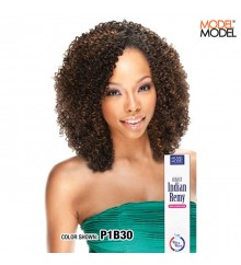 Model Model Remist Human Hair INDIAN REMY JERRY CURL 4PCS