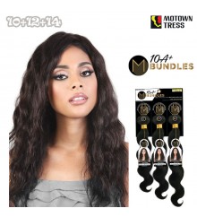 Motown Tress 100% Virgin Brazilian 10A Bundle - LOOSE WAVE (10 12 14)