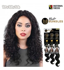 Motown Tress 100% Virgin Brazilian 10A Bundle - SAMBA CURL (10 12 14)