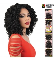 Motown Tress 3X CROCHET FEATHER LITE LOCKING LOOP BEACH CURL BRAID 10 - C.BEACH103