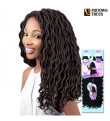 Motown Tress 3X CROCHET FEATHER LITE PRE LOOP CURL FAUXLOC BRAID 18 - C.CFAUX183