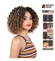 Motown Tress Crochet FeatherLite Locking Loop Deep Twist 8 x4 - C.DEEP8M