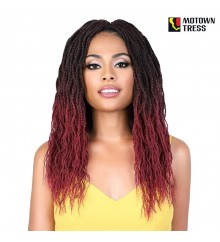 Motown Tress 3X PRE-STRETCHED WAVY SENEGAL TWIST CROCHET BRAID - C.PSWST183