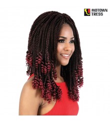 Motown Tress 4X Box Braid W CurlEnds. 12 - CBOXPGT12M