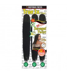 Motown Tress CROCHET SENEGAL TWIST MULTI 12 12 12 - CST.MEGA12