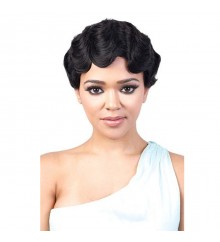 Motown Tress Go Girl Curlable Human Hair Wig - GGH-FLOY