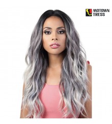 Motown Tress Human Hair Blend 360 Lace Front Wig - HB360L.ZIA