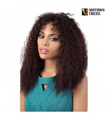 Motown Tress Human Hair Blend Lace Deep Part Wig - HBLDP.MEL