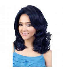 Motown Tress Human Hair Blend Swiss Lace Front Wig - HBSL.CALI