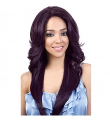 Motown Tress Human Hair Blend Swiss Lace Front Wig - HBSL.DORY