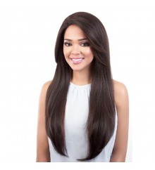 Motown Tress Human Hair Blend Swiss Lace Front Wig - HBSL.FIO