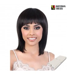 Motown Tress Natural & Blonde 100% Remy Human Hair Wig - HNB.BELLA