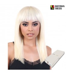 Motown Tress Natural & Blonde 100% Remy Human Hair Wig - HNB.KYNA