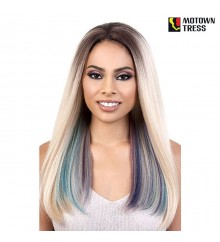 Motown Tress Lets Lace Synthetic Swiss Lace Wig - L. MOLLY