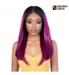 Motown Tress Synthetic HD 13X6 Invisible Lace Part Wig - L136.HD03