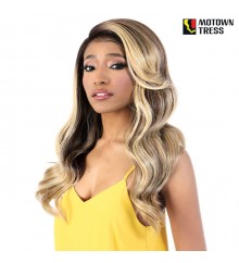 Motown Tress Synthetic HD Invisible Lace Front Wig - LDP-GAMI