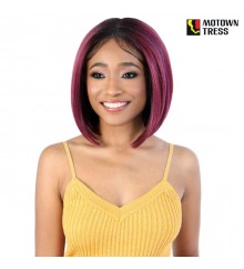 Motown Tress Synthetic HD Invisible Lace Front Wig - LDP-ONYX