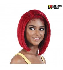 Motown Tress Synthetic HD Spin Part Invisible Lace Wig - LDP-RUBY10