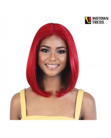 Motown Tress Synthetic HD Spin Part Invisible Lace Wig - LDP-RUBY14